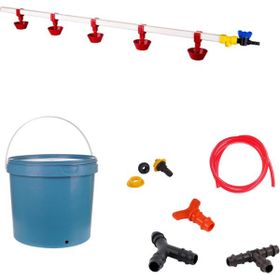 Tavpet 20 lt Depolu Yaylı Çanaklı Set 21 Nipel Suluk Sistem Seti