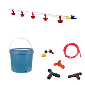 Tavpet 20 lt Depolu Yaylı Çanaklı Set 21 Nipel Suluk Sistem Seti