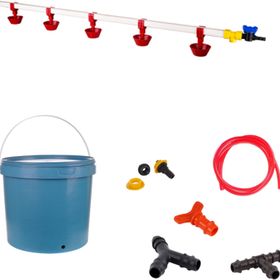 Tavpet 20 lt Depolu Yaylı Çanaklı Set 21 Nipel Suluk Sistem Seti