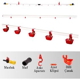 Tavpet 20 m Hat Dilli Çanaklı Nipel Suluk Sistemi