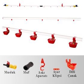 Tavpet 20 m Hat Dilli Çanaklı Nipel Suluk Sistemi