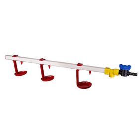 Tavpet 20 Tavukluk 60 cm 3 Nipelli Askılı Çanaklı Nipel Suluk Sistemi
