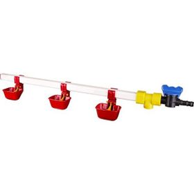 Tavpet 20 Tavukluk 60 cm 3 Nipelli Dilli Çanaklı Nipel Suluk Sistemi