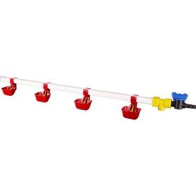 Tavpet 30 Tavukluk 80 cm 4 Nipelli Dilli Çanaklı Nipel Suluk Sistemi