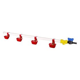 Tavpet 30 Tavukluk 80 cm 4 Nipelli Dilli Çanaklı Nipel Suluk Sistemi