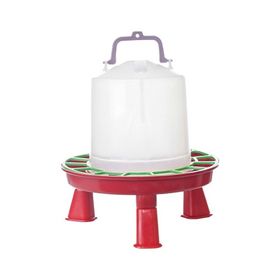 Tavpet 4 kg Ayaklı Plastiş Şeffaf Tavuk Yemliği