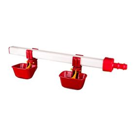 Tavpet 40 cm 2 Nipelli Dilli Çanaklı 15 Tavukluk Eko Nipel Suluk