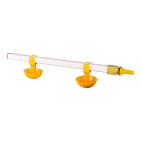 Tavpet 40 cm 2 Nipelli Küçük Yaylı Çanaklı Civcivler Için Eko Nipel Suluk Sistemi