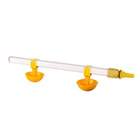 Tavpet 40 cm 2 Nipelli Küçük Yaylı Çanaklı Civcivler Için Eko Nipel Suluk Sistemi