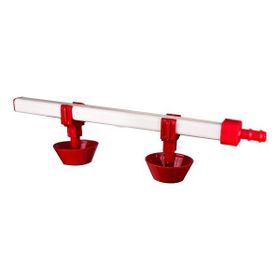 Tavpet 40 cm 2 Nipelli Yaylı Çanaklı 15 Tavukluk Eko Nipel Suluk