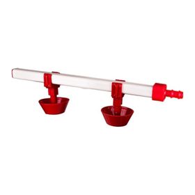 Tavpet 40 cm 2 Nipelli Yaylı Çanaklı 15 Tavukluk Eko Nipel Suluk