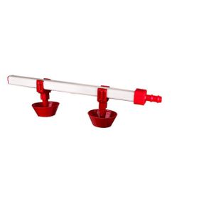 Tavpet 40 cm 2 Nipelli Yaylı Çanaklı 15 Tavukluk Eko Nipel Suluk