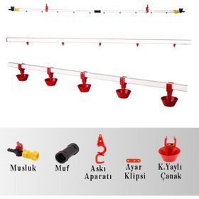Tavpet 40 m Hat Yaylı Çanaklı Nipel Suluk Sistemi