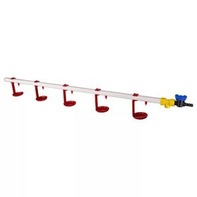 Tavpet 40 Tavukluk 100 cm 5 Nipelli Askılı Çanaklı Nipel Suluk Sistemi