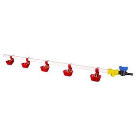 Tavpet 40 Tavukluk 100 cm 5 Nipelli Dilli Çanaklı Nipel Suluk Sistemi