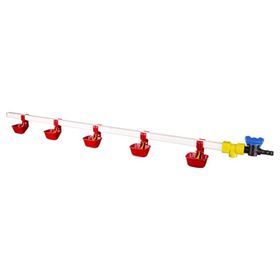 Tavpet 40 Tavukluk 100 cm 5 Nipelli Dilli Çanaklı Nipel Suluk Sistemi
