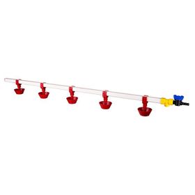 Tavpet 40 Tavukluk 100 cm 5 Nipelli Yaylı Çanaklı Nipel Suluk Sistemi