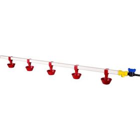 Tavpet 40 Tavukluk 100 cm 5 Nipelli Yaylı Çanaklı Nipel Suluk Sistemi