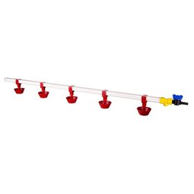 Tavpet 40 Tavukluk 100 cm 5 Nipelli Yaylı Çanaklı Nipel Suluk Sistemi
