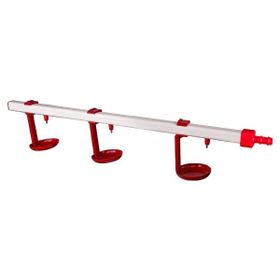 Tavpet 60 cm 3 Nipelli Askılı Çanaklı 20 Tavukluk Eko Nipel Suluk