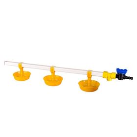 Tavpet 60 cm 3 Nipelli Büyük Yaylı Çanaklı Hindiler Için Nipel Suluk Sistemi