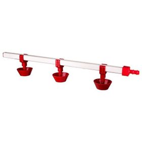 Tavpet 60 cm 3 Nipelli Yaylı Çanaklı 20 Tavukluk Eko Nipel Suluk