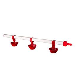 Tavpet 60 cm 3 Nipelli Yaylı Çanaklı 20 Tavukluk Eko Nipel Suluk