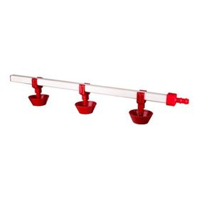 Tavpet 60 cm 3 Nipelli Yaylı Çanaklı 20 Tavukluk Eko Nipel Suluk