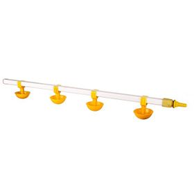 Tavpet 80 cm 4 Nipelli Küçük Yaylı Çanaklı Civcivler Için Eko Nipel Suluk Sistemi