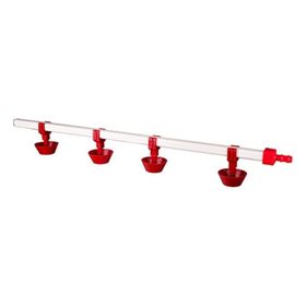 Tavpet 80 cm 4 Nipelli Yaylı Çanaklı 30 Tavukluk Eko Nipel Suluk