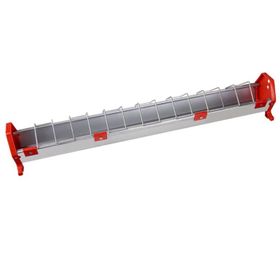 Tavpet Kırmızı 75 cm Metal Tavuk Yer Yemliği