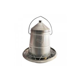 Tavpet Metal Yem Akış Ayarlı 7,8 kg Askılı Üstten Dolum Tavuk Yemlığı