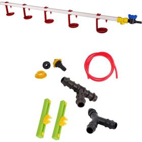 Tavpet Montaj Aparatlı 100 cm Askılı Çanaklı Nipel Suluk Sistemi