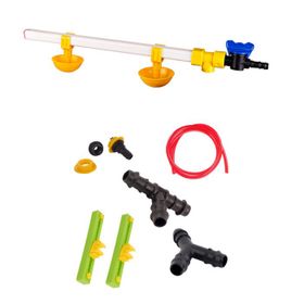 Tavpet Montaj Aparatlı Yaylı Çanaklı Civciv Nipeli 40 cm Nipel Suluk Sistemi