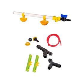 Tavpet Montaj Aparatlı Yaylı Çanaklı Civciv Nipeli 40 cm Nipel Suluk Sistemi