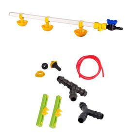 Tavpet Montaj Aparatlı Yaylı Çanaklı Civciv Nipeli 60 cm Nipel Suluk Sistemi