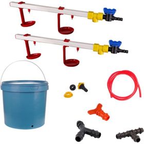 Tavpet Nipel 20 lt Depolu Askılı Çanaklı Set 2 Tavuk Suluğu