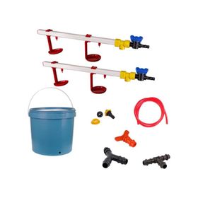 Tavpet Nipel 20 lt Depolu Askılı Çanaklı Set 2 Tavuk Suluğu
