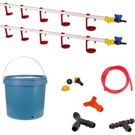 Tavpet Nipel 20 lt Depolu Askılı Çanaklı Set 20 Tavuk Suluğu