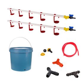 Tavpet Nipel 20 lt Depolu Askılı Çanaklı Set 20 Tavuk Suluğu