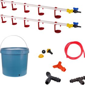 Tavpet Nipel 20 lt Depolu Askılı Çanaklı Set 20 Tavuk Suluğu