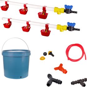 Tavpet Nipel 20 lt Depolu Dilli Çanaklı Set 12 Tavuk Suluğu
