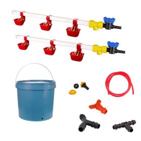 Tavpet Nipel 20 lt Depolu Dilli Çanaklı Set 12 Tavuk Suluğu