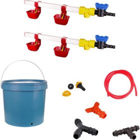 Tavpet Nipel 20 lt Depolu Dilli Çanaklı Set 6 Tavuk Suluğu