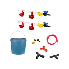 Tavpet Nipel 20 lt Depolu Dilli Çanaklı Set 6 Tavuk Suluğu