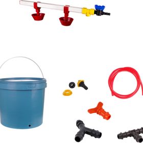 Tavpet Nipel 20 lt Depolu Yaylı Çanaklı Set 3 Tavuk Suluğu