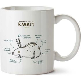 Tavşan Anatomisi Anatomy of A Rabbit Baskılı Kupa