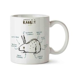 Tavşan Anatomisi Anatomy of A Rabbit Baskılı Kupa
