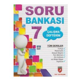 Tay Yayınları 7. Sınıf Tüm Dersler Soru Bankası Çalışma Defterim