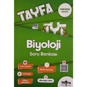 Tayfa Yayınları TYT Biyoloji Soru Bankası